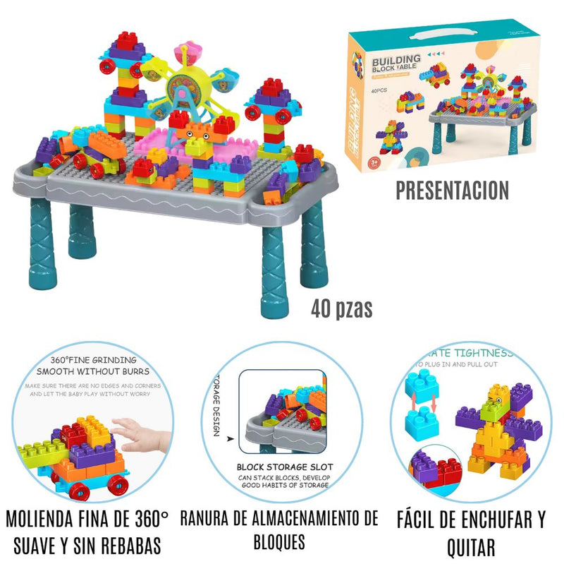 Set de Construcción Creativo – 40 Piezas