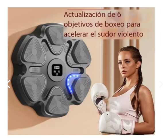 Máquina Electrónica de Boxeo con Luces y Música